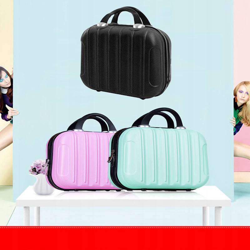 Walizka Kuferek Na Kosmetyki Organizer Czarny 32x23cm Wysokość produktu 23 cm