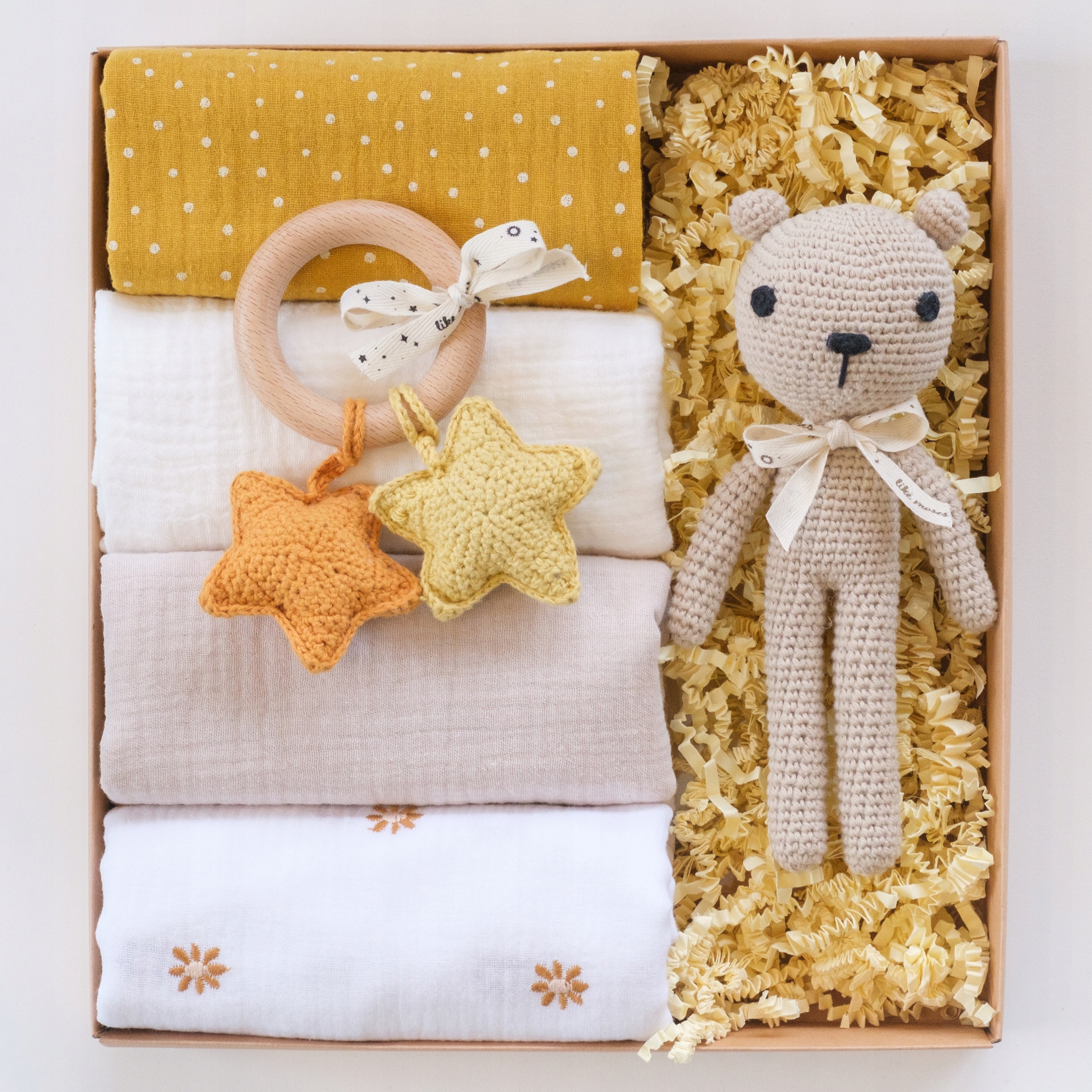 LIKEMOSES PREZENT BABY SHOWER CHRZEST WYPRAWKA PIELUSZKI PRZYTULANKAw Marka inna marka