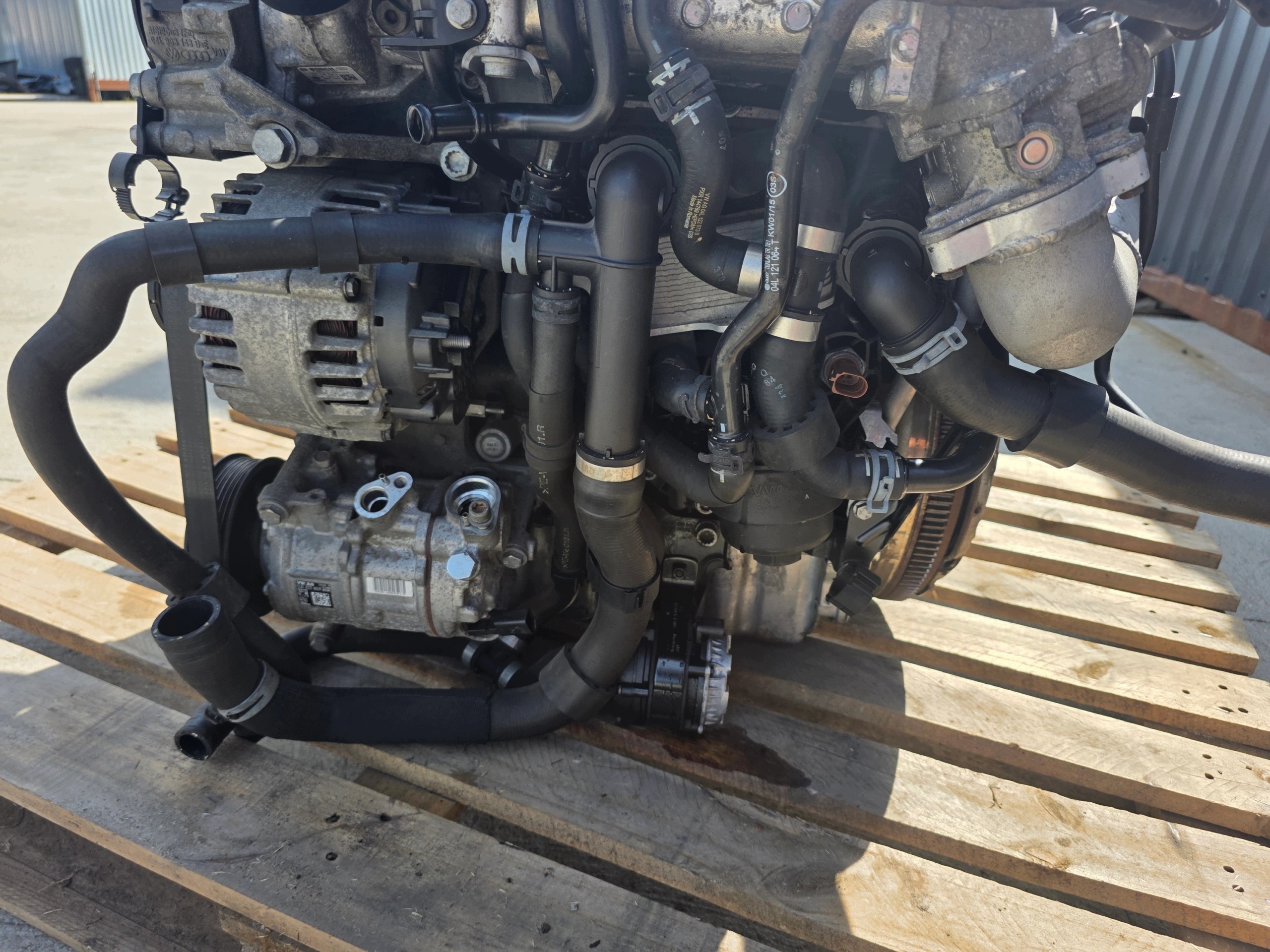 engine complete AUDI VW SEAT SKODA 2.0 TDI CUN CUNA original 115205KM !!!
