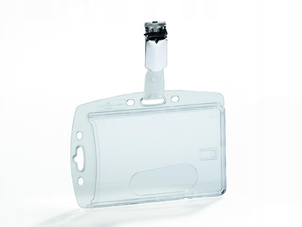 Etui na kartę identyfikator z klipem 85-54mm x4 EAN (GTIN) 4005546807980