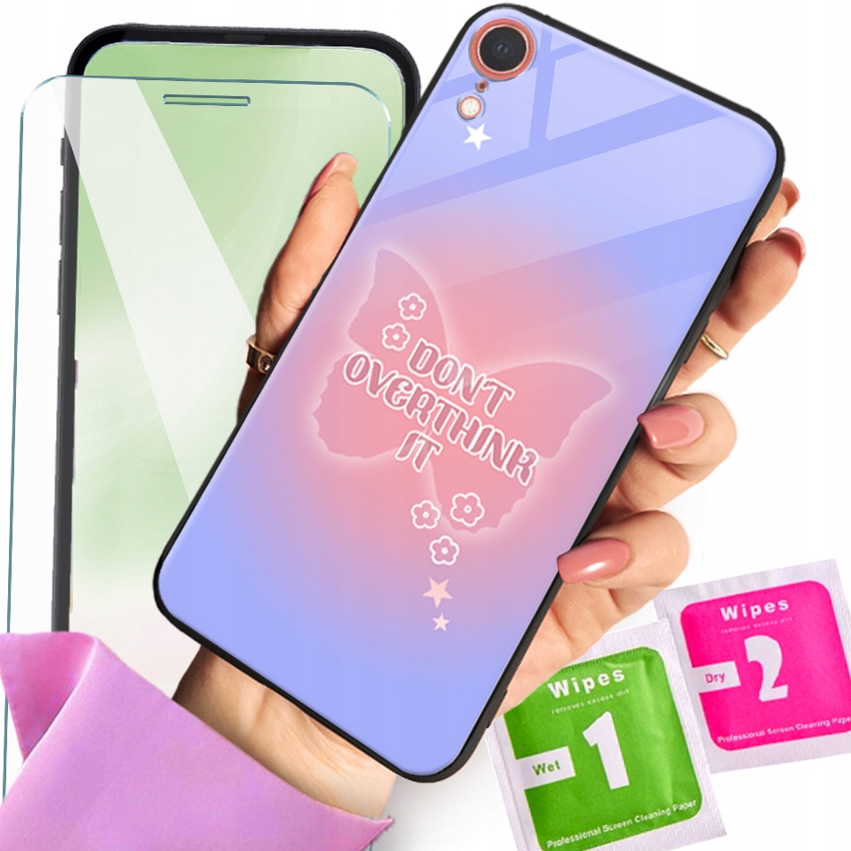 

Etui szklane glass do iPhone Xr case szkło