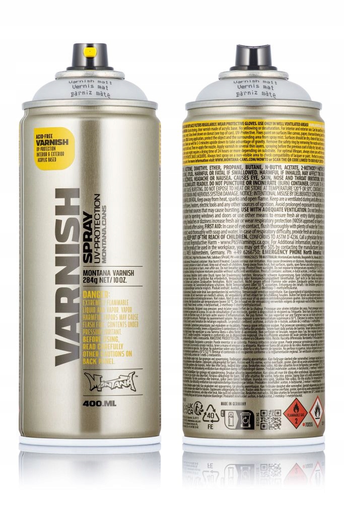 Farba Montana Varnish Lakier Bezbarwny Mat 400ML Werniks Matowy