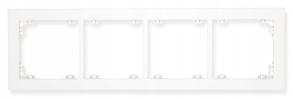 Ramka poczwórna Karlik Deco biała DR-4