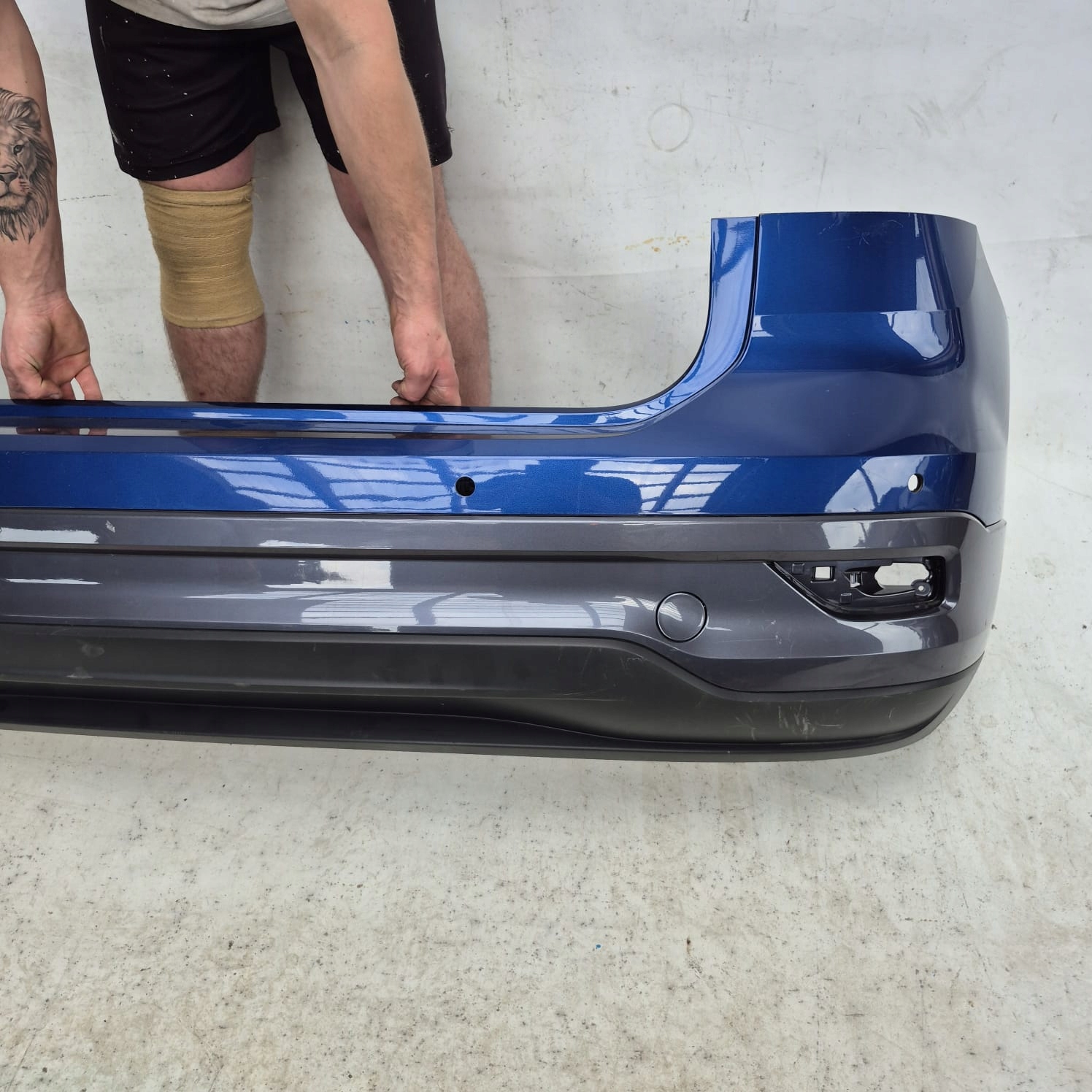 VW T-CROSS R-LINE 18-23 bumper rear part rear PDC