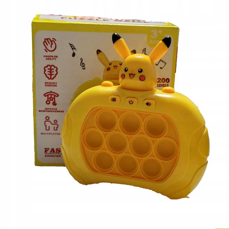 GRA POP IT FAST PUSH - Antystresowa Zręcznościowa POKEMON Producent bez marki