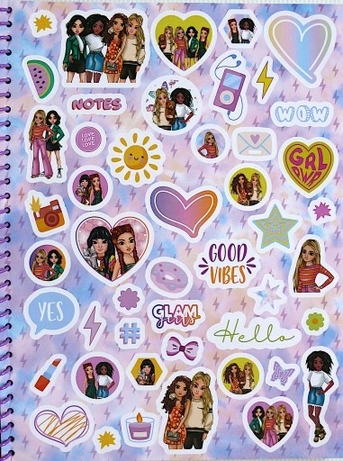 KOLOROWANKA MODA MODELKI DRESS UP + NAKLEJKI Kod producenta 12135