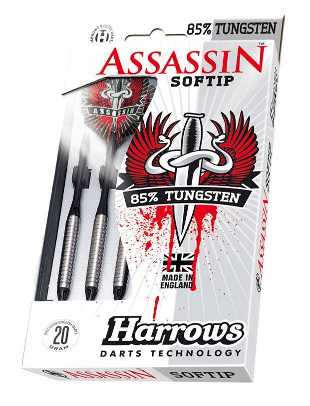 Harrows Rzutki Assassin Precision 18GR softip