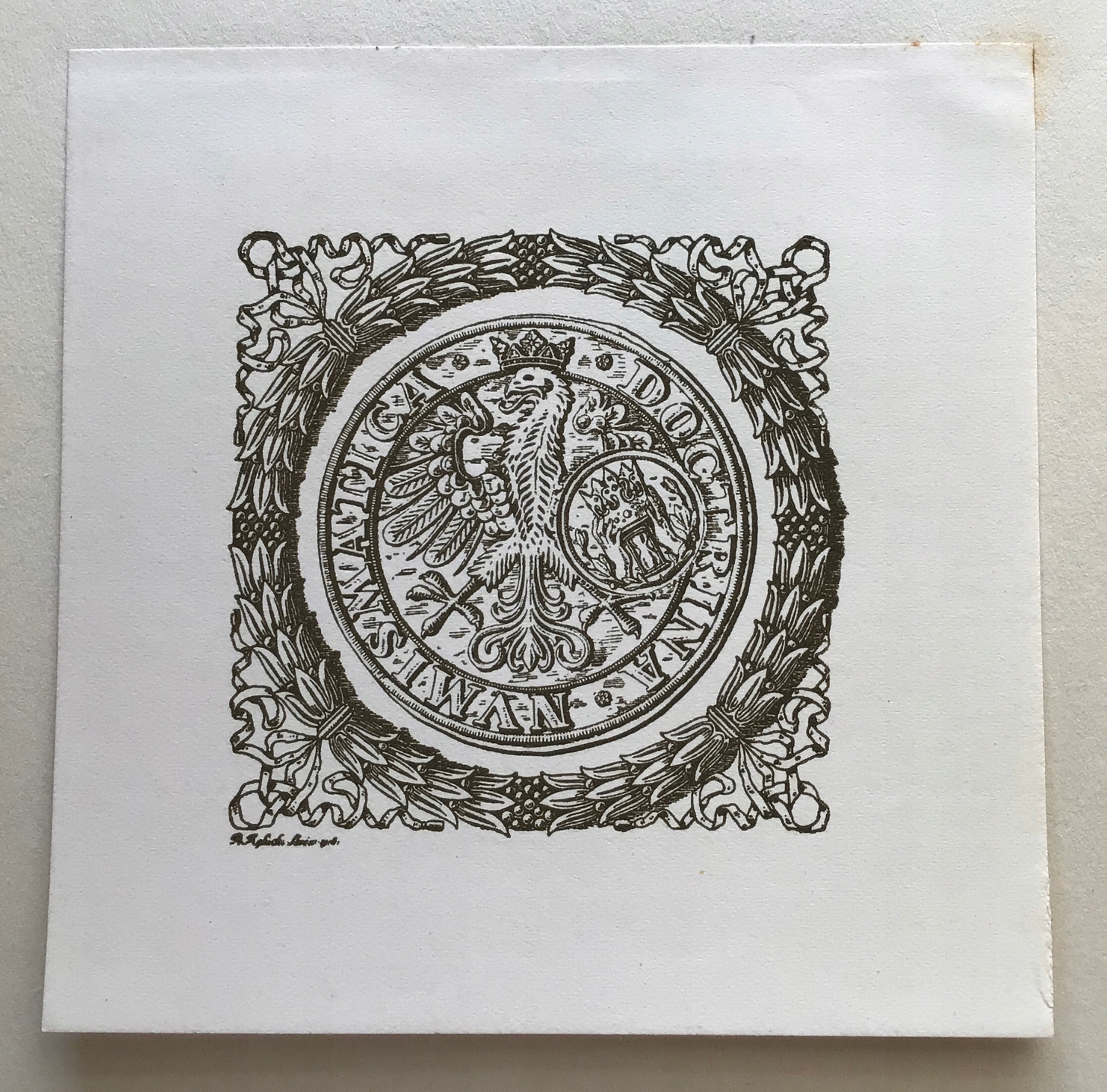 Ex-libris Rudolf Mękicki