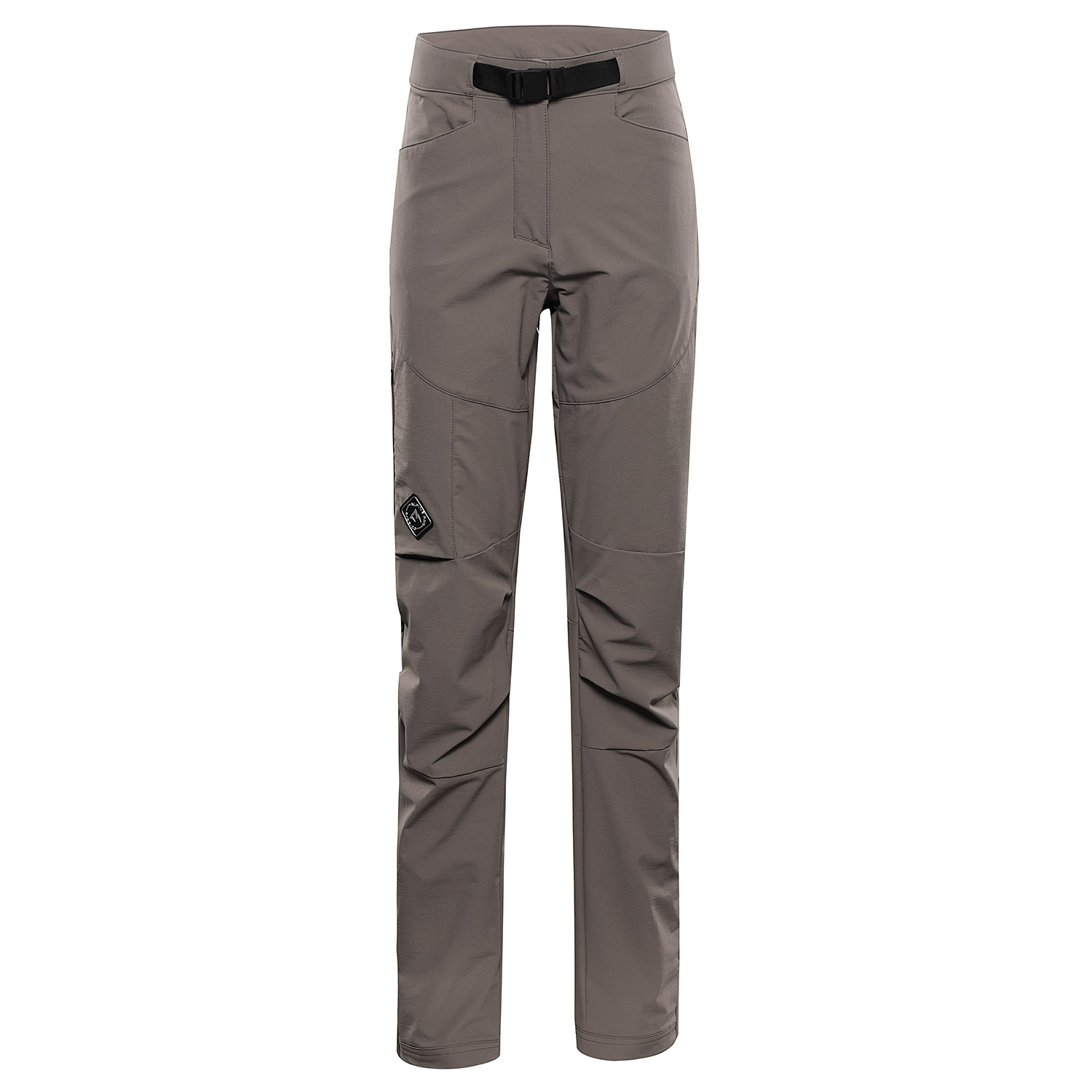 Alpine Pro Spodnie trekkingowe damskie Akana 3 softshellowe brązowe 40