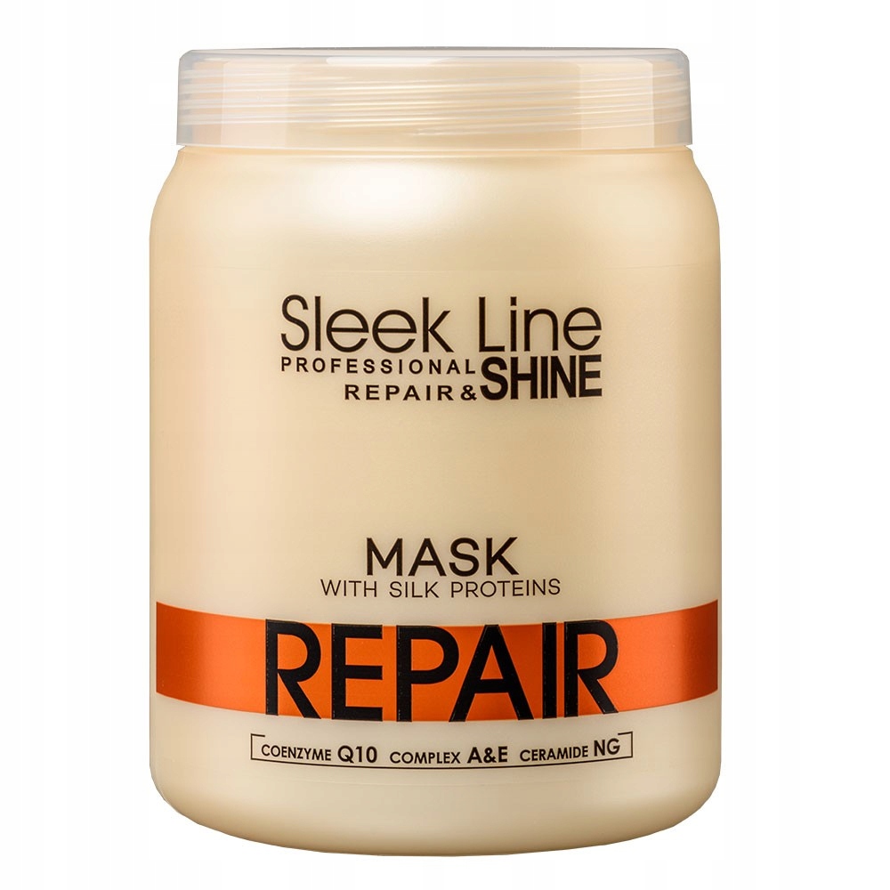 Maska z jedwabiem do włosów suchych Stapiz Sleek Line Repair 1000 ml
