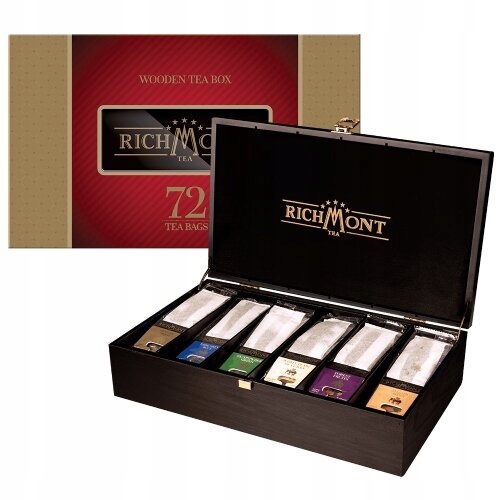 Krabička s čajem Richmont 6x12 sáčků, elegantní dárek