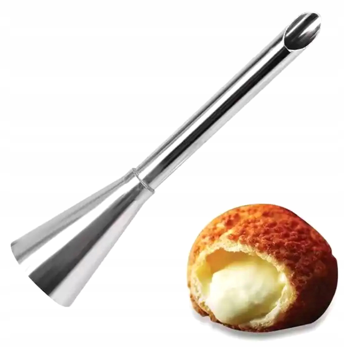 TYLKA SZPRYCA IGŁA DO NADZIEWANIA PĄCZKÓW CIASTA PTYSIÓW METALOWA DA108 Marka Aptel