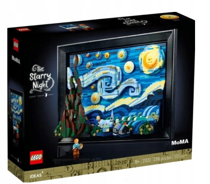 Lego 21333 Ideas Hvězdná Noc Vincenta Van Gogha