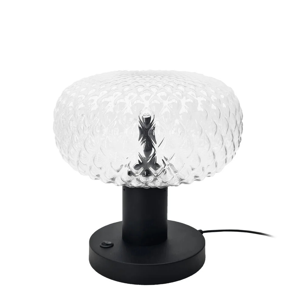 Stolová lampa čierne sklo Tanpo 1xG9 2.5W Shilo