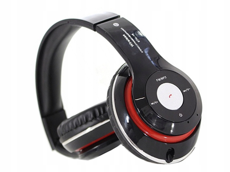 

Słuchawki bezprzewodowe z wejściem na kartę Sd