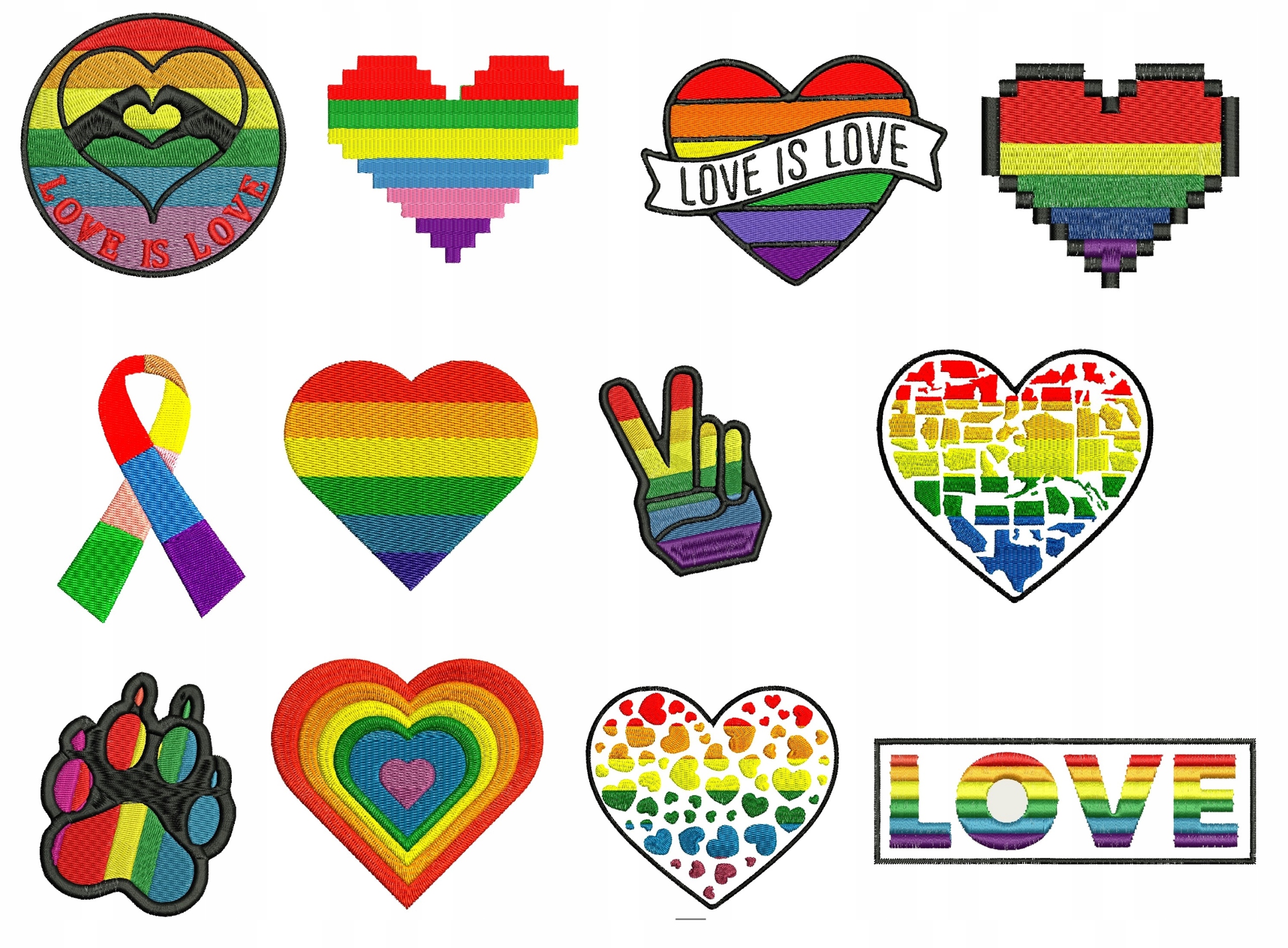 

Naszywka Aplikacja Lgbt Tęcza