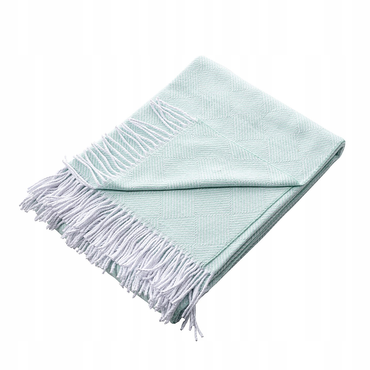 Dekoria Pled Ibiza 140x200 cm mint pastelová