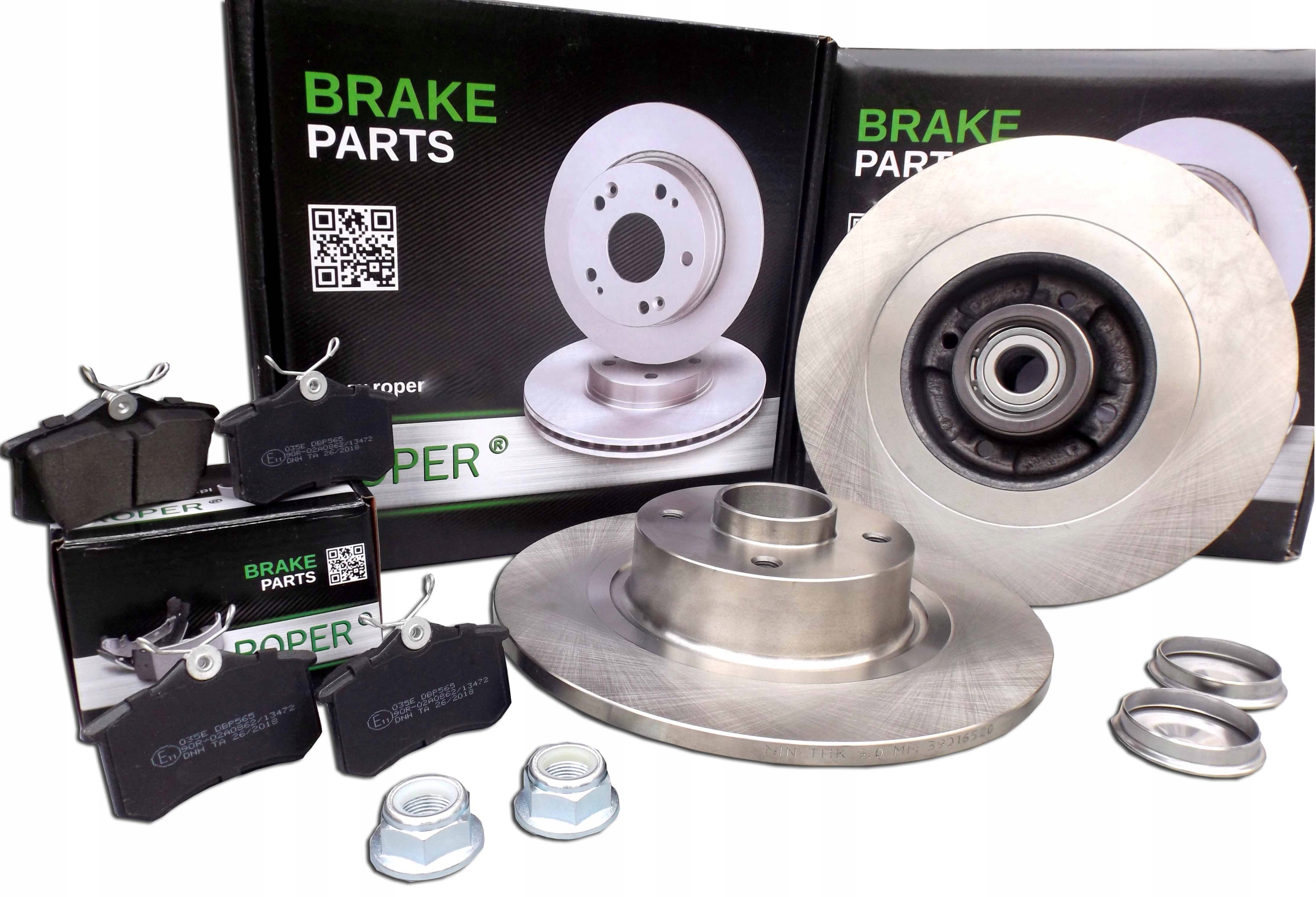 Диски подшипники колодки сзади для Megane II Modus Clio