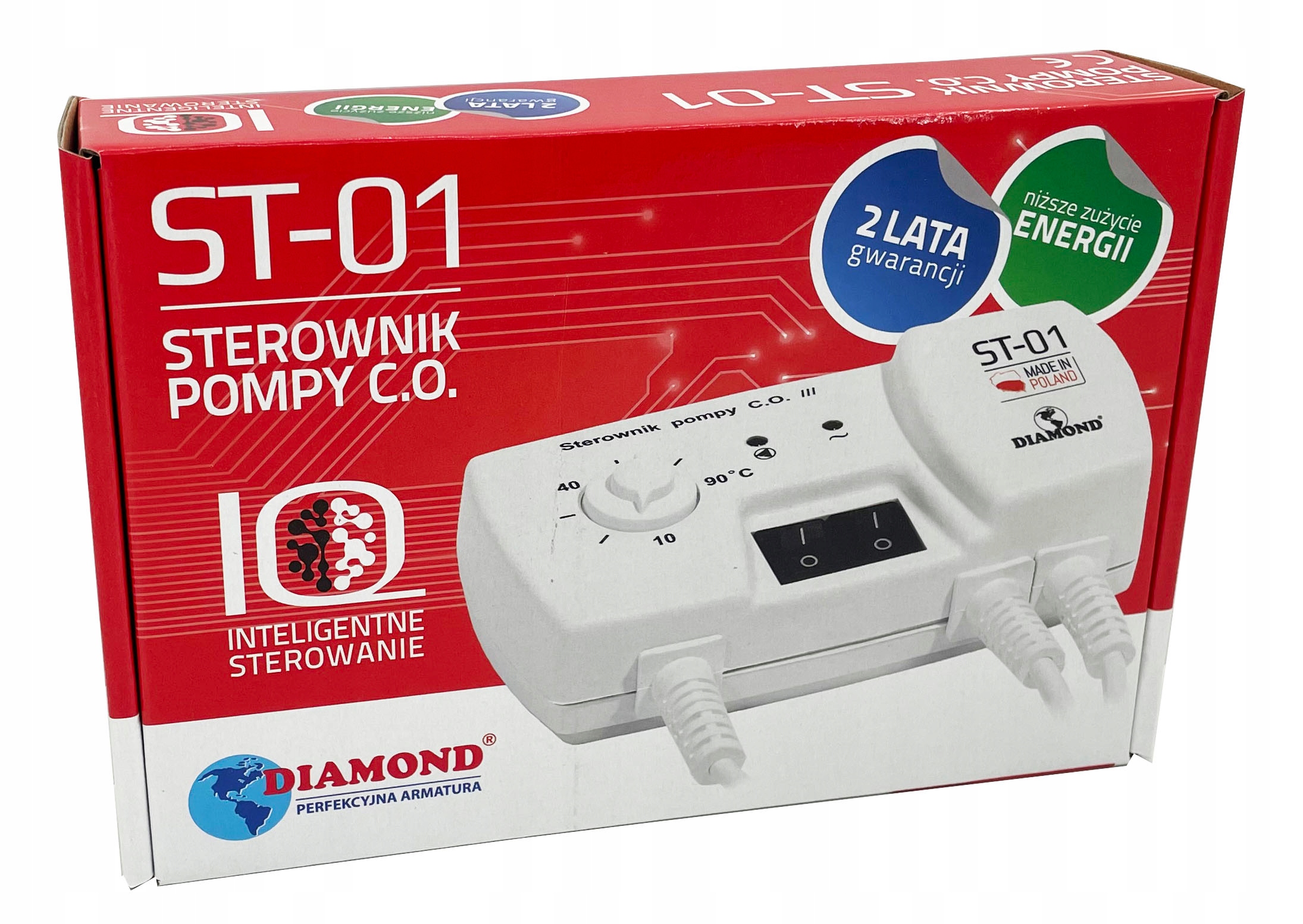 STEROWNIK POMPY REGULATOR PIECA KOTŁA CO ST-01 Marka Diamond