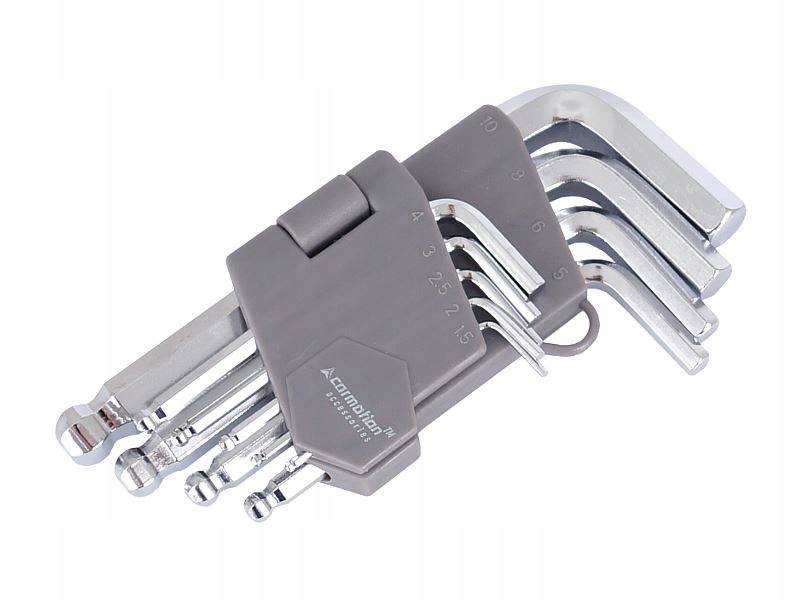 

Klucze imbusowe kuliste 130 mm rozmiary 1,5-10 mm