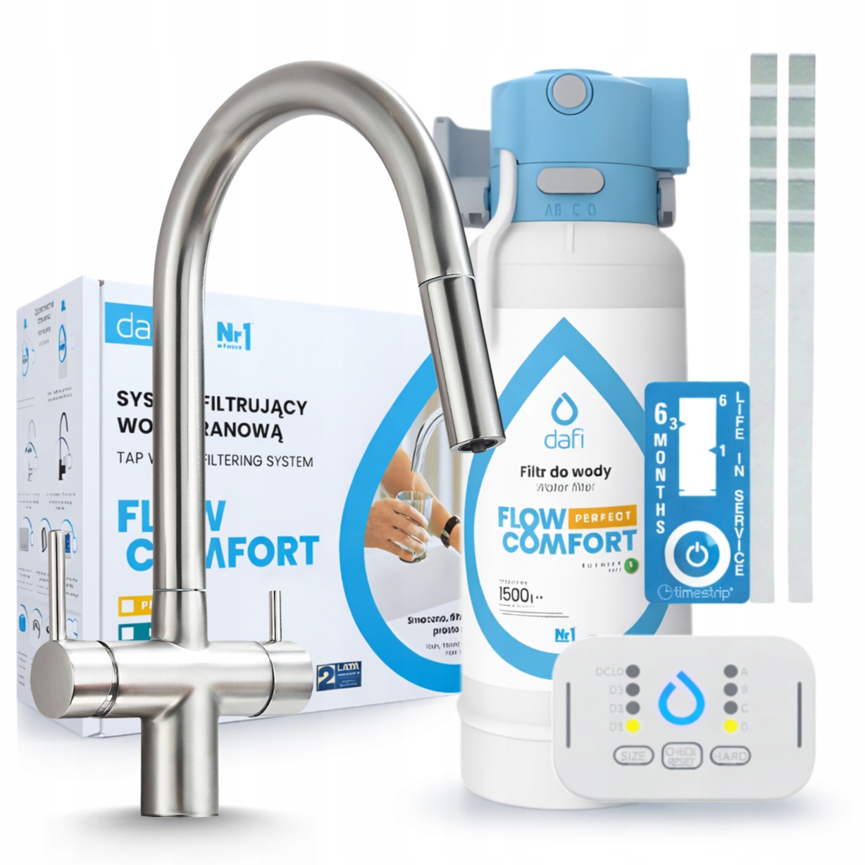 Kuchyňský Stojací Kohoutek Na Vodu A Filtr Pod Dřez Dafi Flow Comfort D-1