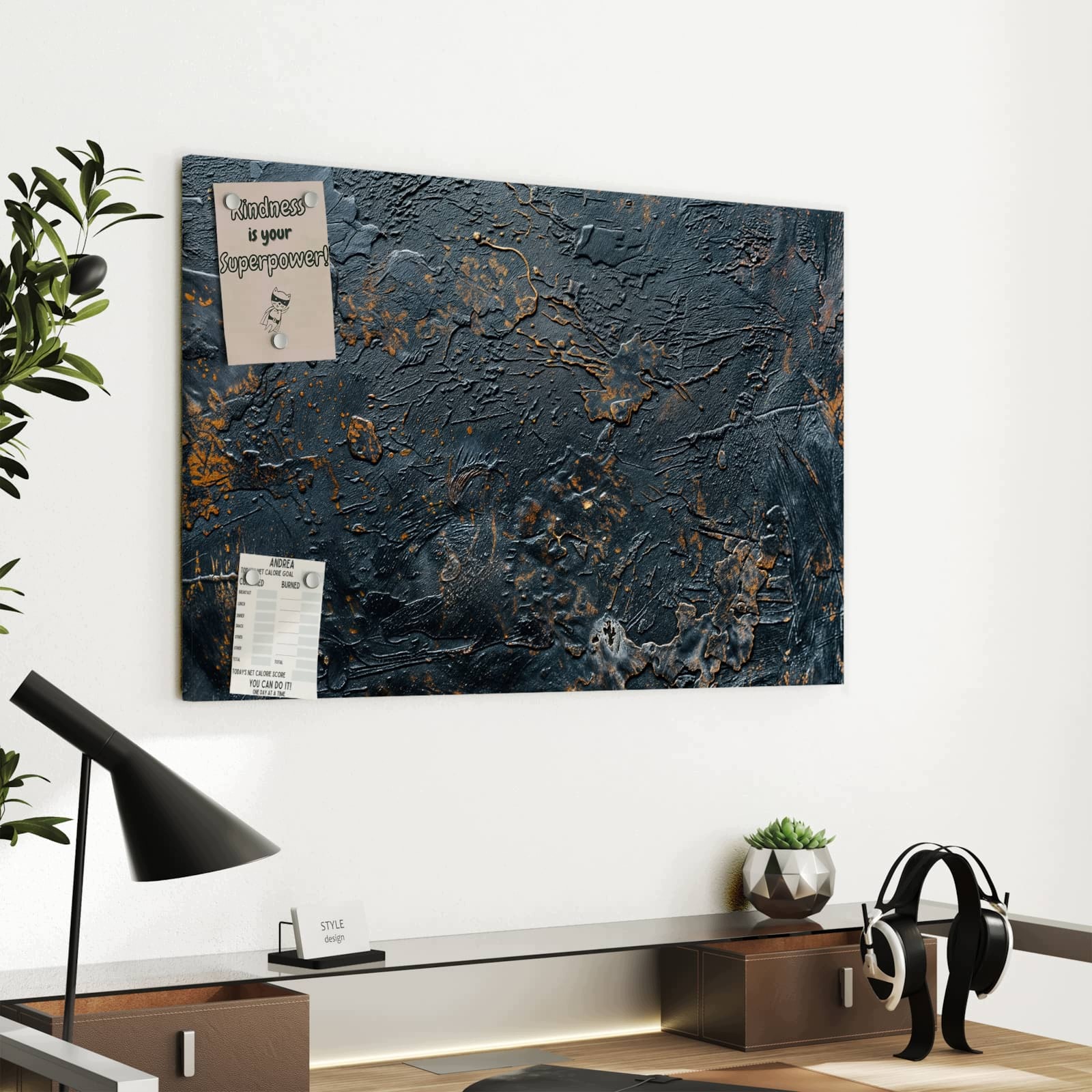 Magnetická tabule Abstraktní Powierzchnie 60 × 40 cm