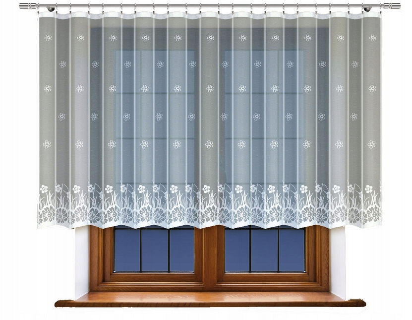 

Firanka żakardowa biała 248290/90x300