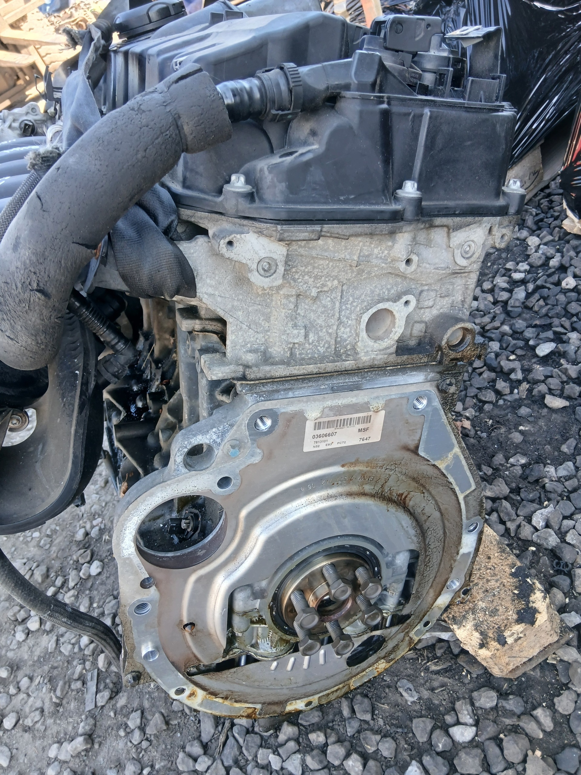 BMW X3 E83 2.5 N52B25A 2007 X-DRIVE engine 195 TYS KM