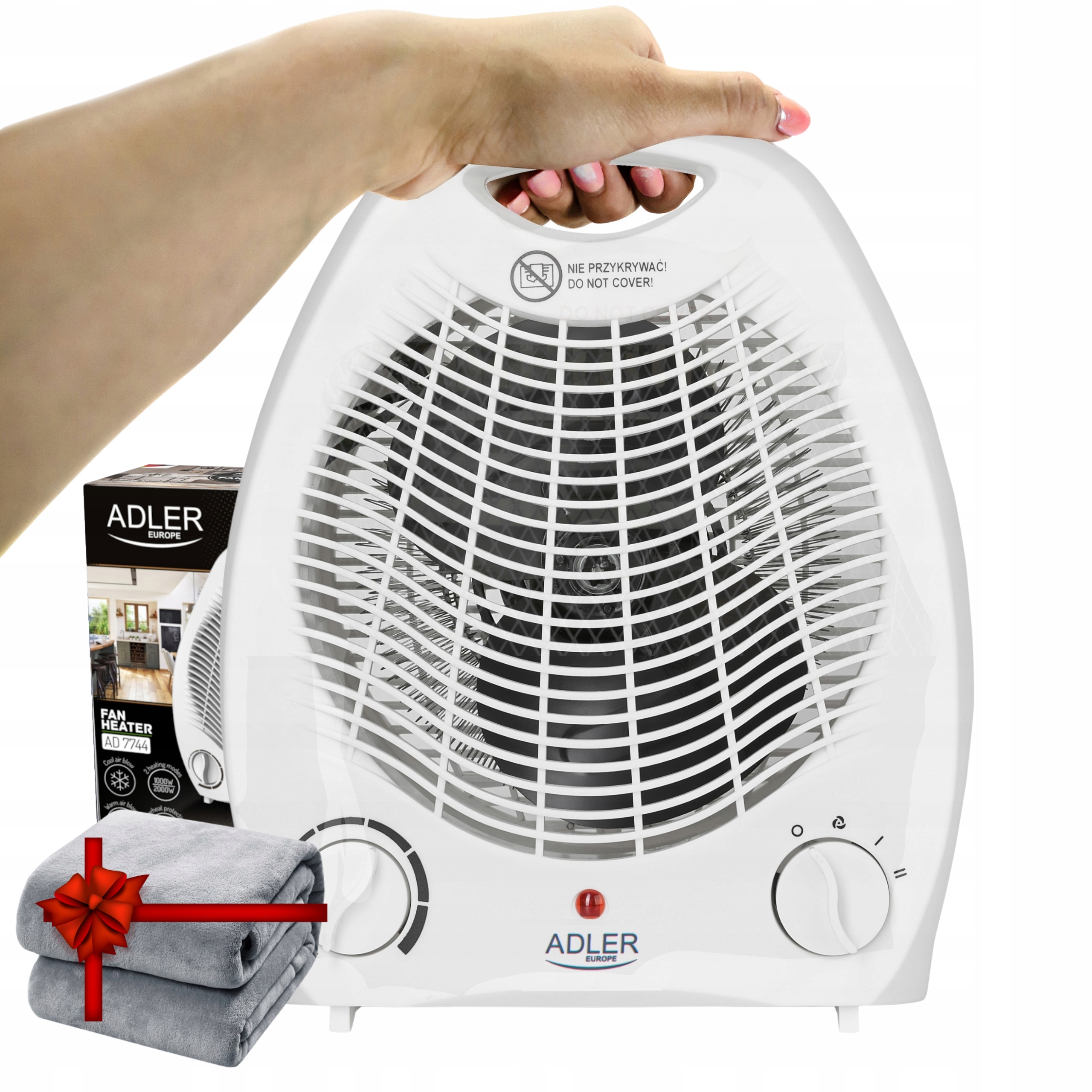 Elektrický Ohřívač Farelka 2v1 Set Koc Bonus