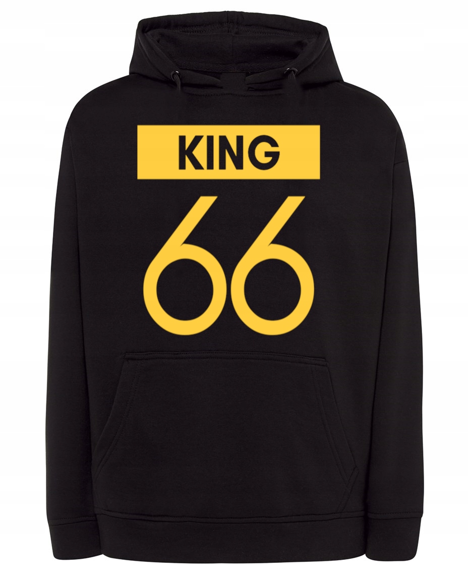 Pánská mikina s pěkným potiskem King 66, velikost vel.
