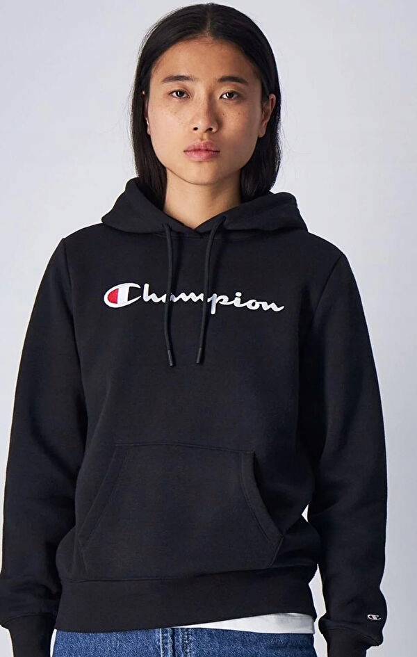 Champion dámská mikina s kaucí bavlněná 116579-KK001 černá velikost L