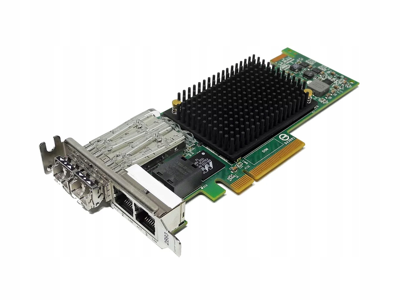 Adapter Sieciowy IBM 2B93 2x SFP+ FC 10Gb 2x RJ-45 1Gb PCIe x8 00ND479 LP