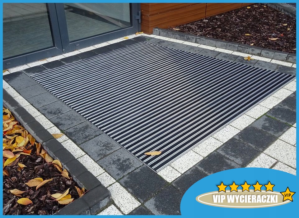 WYCIERACZKA WEJŚCIOWA SYSTEMOWA - wycieraczka zewnętrzna wpuszczana - 60x40 Waga produktu z opakowaniem jednostkowym 4 kg