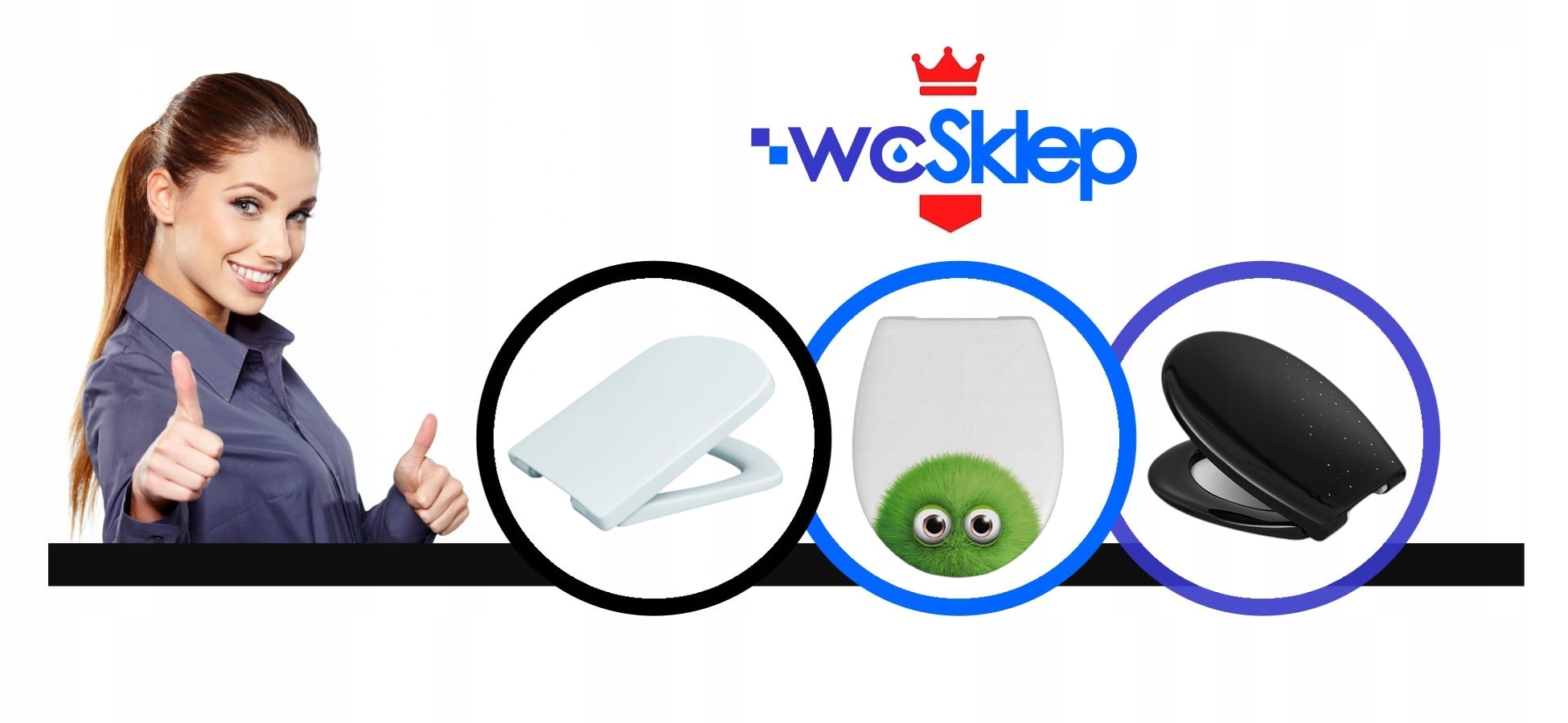 Przycisk spłukujący WC JOMO Tech Switch WERIT Czarny Matowy Linia Switch