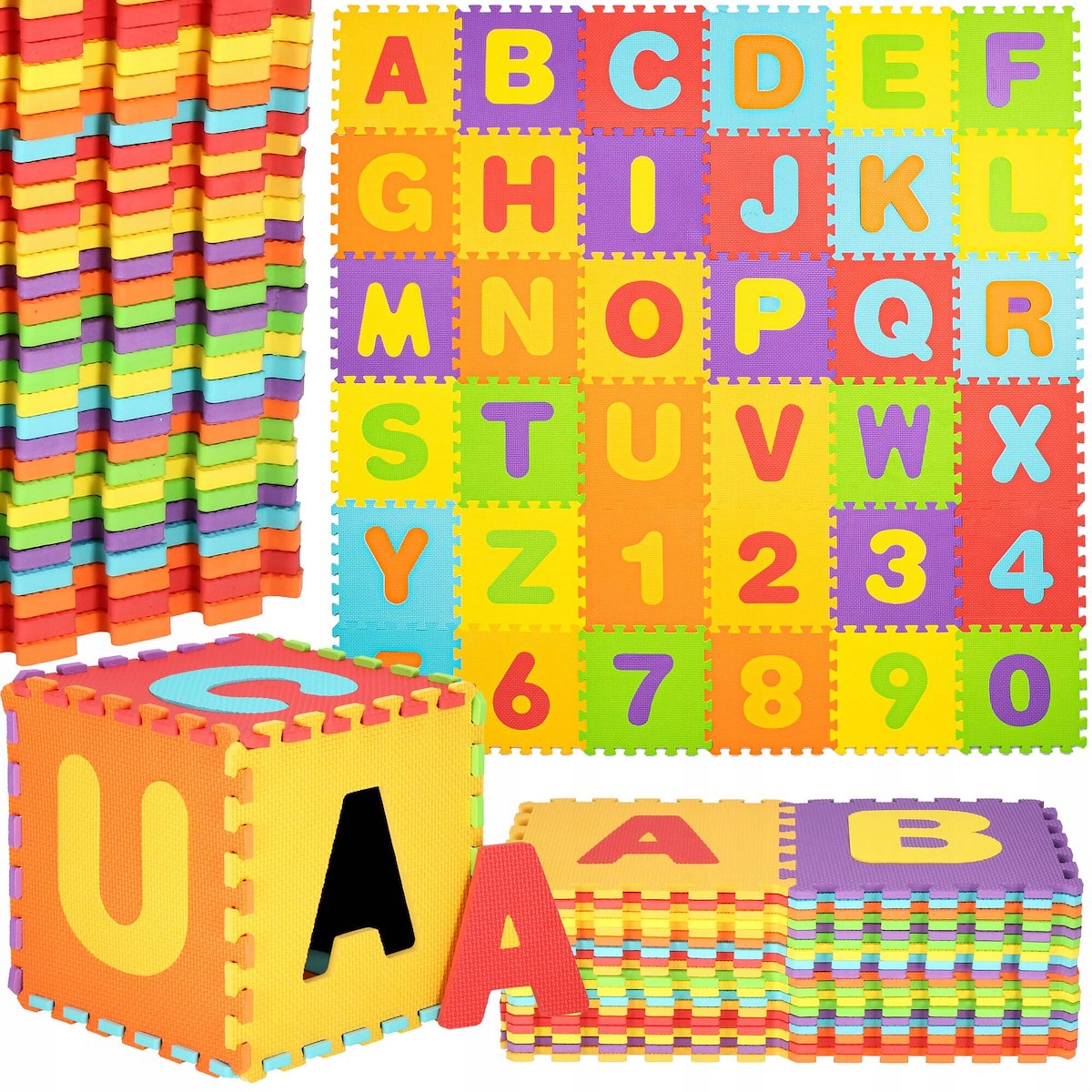 

Mata Piankowa Puzzle Piankowe Litery+cyfry 172X172