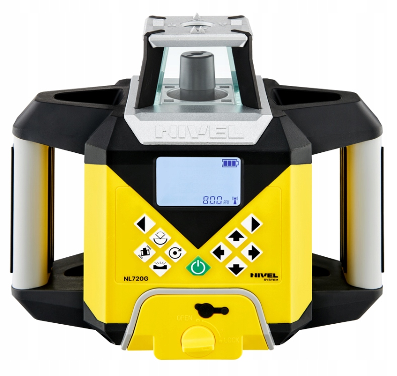 NIVEL SYSTEM LASER OBROTOWY 700m NL720GD AKCESORIA Rodzaj niwelatora rotacyjny