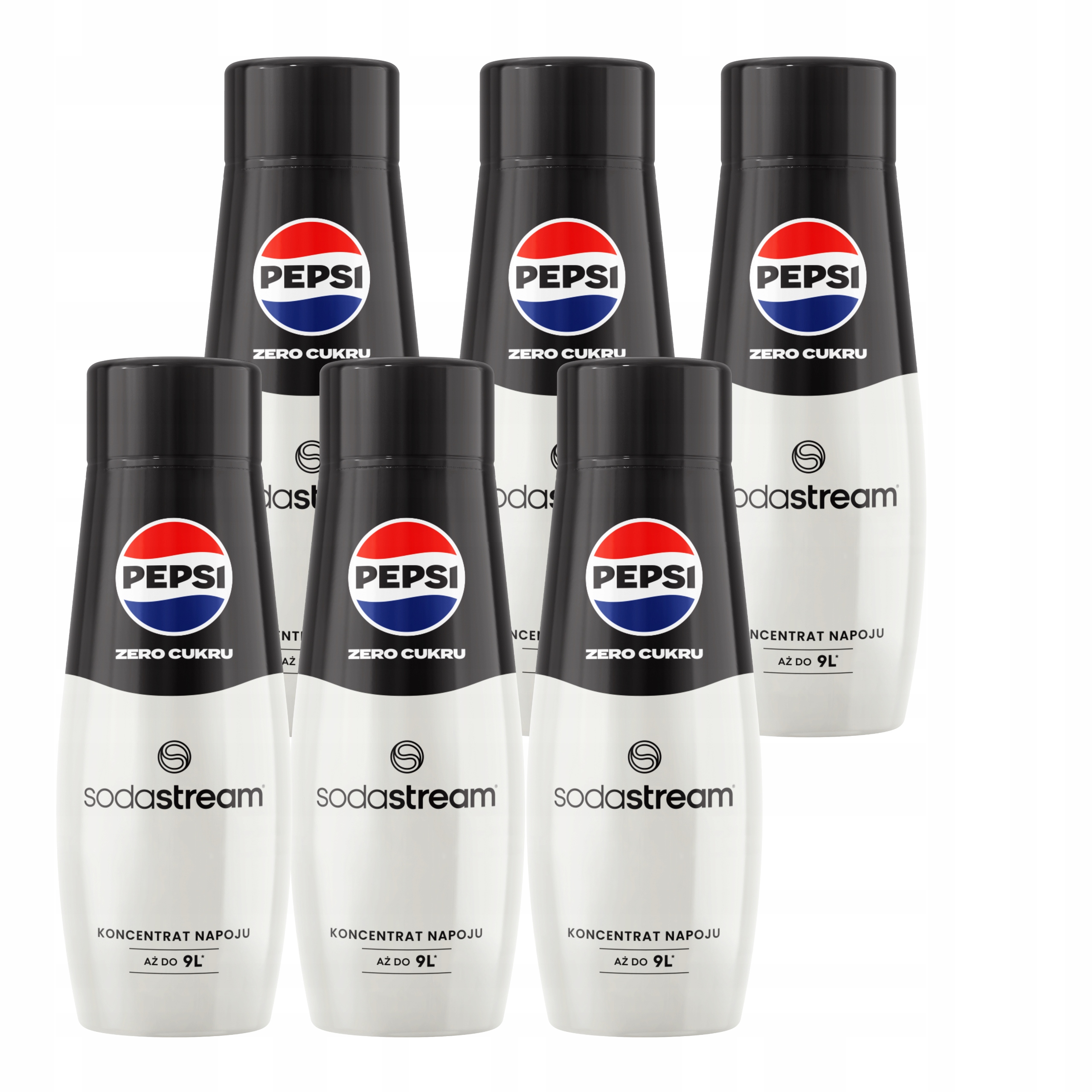 6 x Pepsi Max sirup 440 ml Sodastream Koncentrát na vodu ze saturátoru