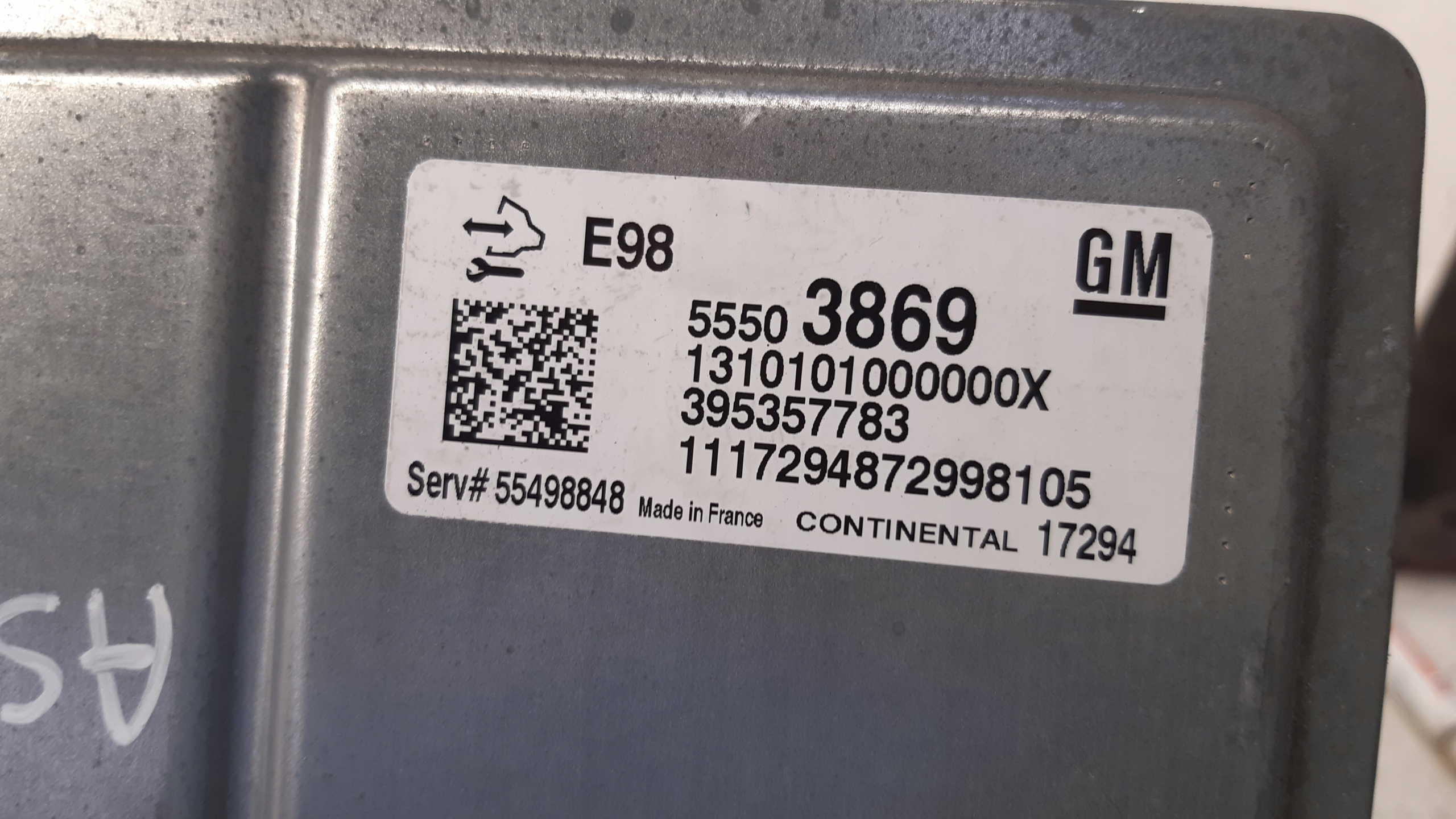 computer of the engine 55503869 Opel Astra K