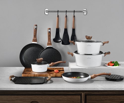 ZESTAW 15-CZĘŚCIOWY Z POWŁOKA MARMURKOWĄ ZILNER EAN (GTIN) 5903784085919