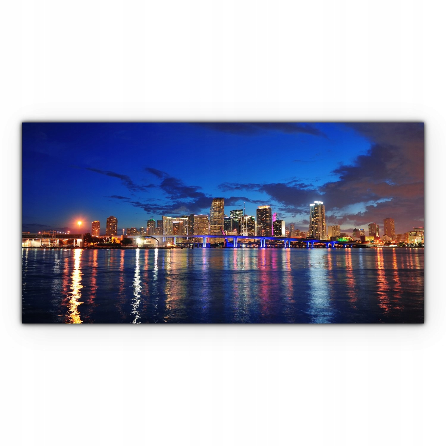 

Obraz na płótnie do salonu 100x50 Miami Miasto Usa