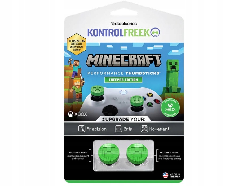 Nakładki na analogi Kontrolfreek Minecraft Creeper do padów Xbox One/ X/s