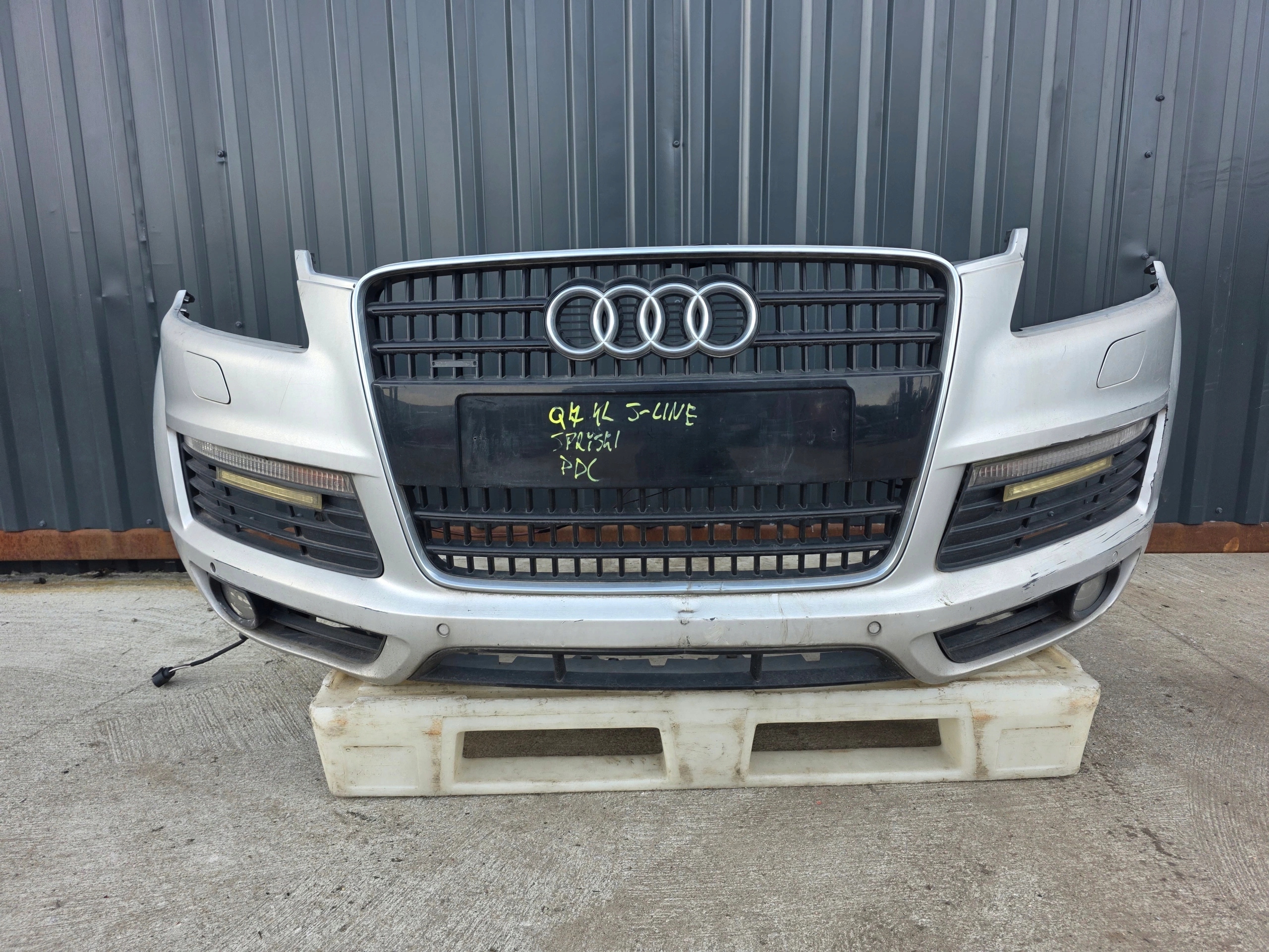 bumper front AUDI Q7 4L S LINE washers PDC complete original !!!