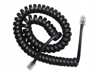

Kabel telefoniczny Gembird RJ11 4P4C 2m czarny 2 m