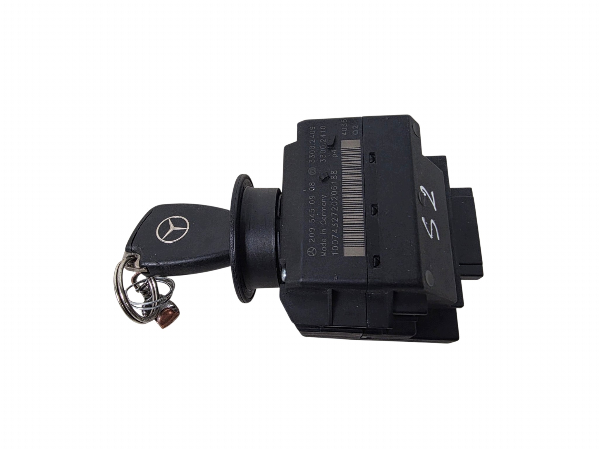 MERCEDES W209 ignition + key original. 2095450908