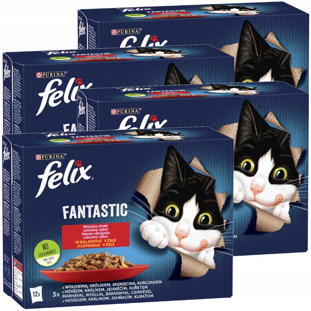 Felix Fantastic Wiejskie Smaki W Galaretce 48x85g