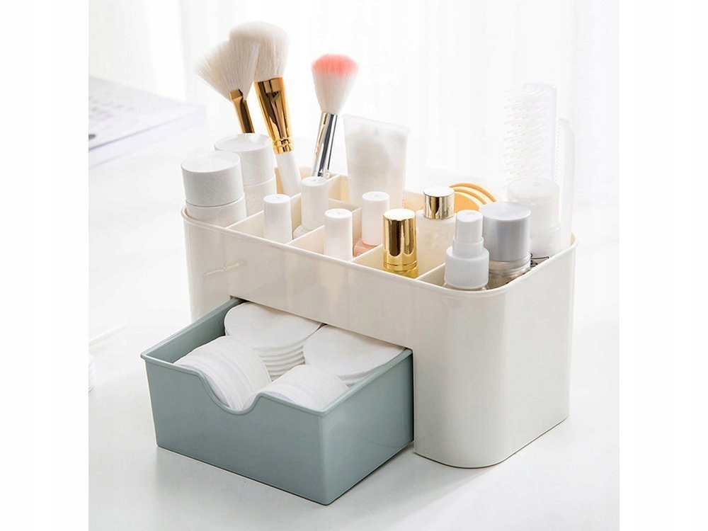 SZKATUŁKA ORGANIZER NA KOSMETYKI BIŻUTERIĘ ZEGARKI Stan opakowania oryginalne