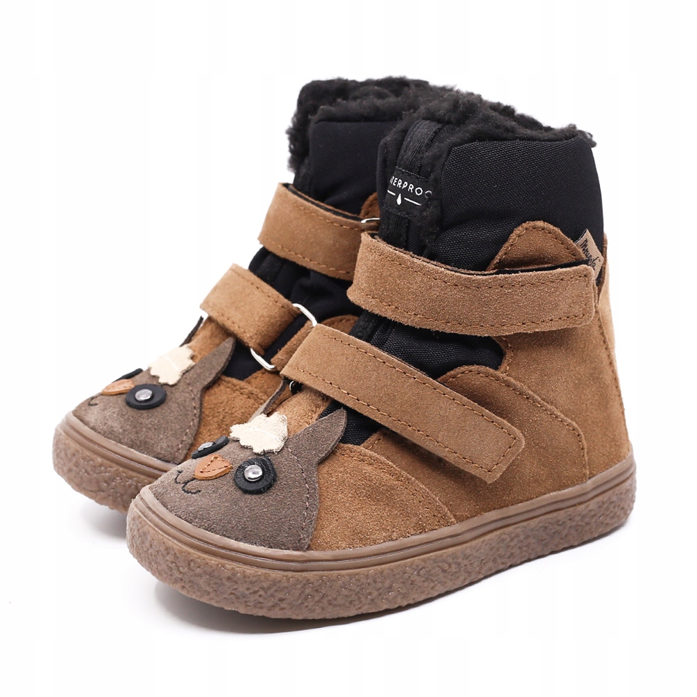 Mrugała Mali 7351/4-38 alpaca caramel śniegowce,trzewiki zimowe r 32