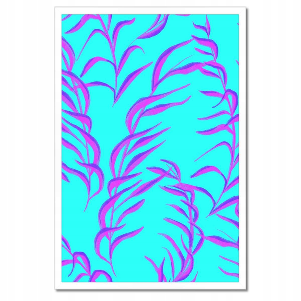 Plakáty v rámu 40x60 Moderní vzor Listy
