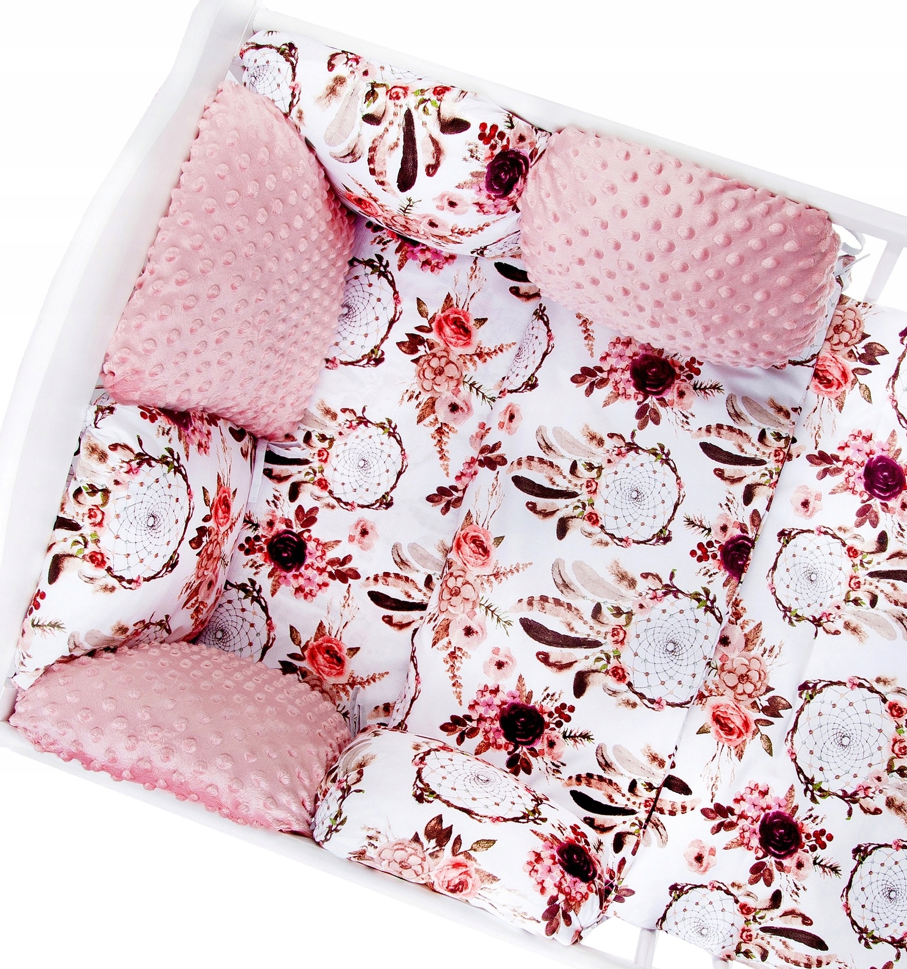 11CZ. KPL. POŚCIELI DO ŁÓŻECZKA 90X120CM MINKY