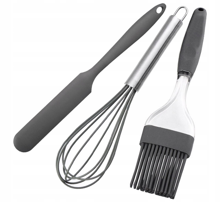 PRZYBORY SILIKONOWE MATA + WAŁEK ŁAPKI ZESTAW 7EL. Marka Brunbeste